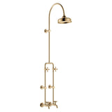 Fienza 455122UB Lillian Exposed Rail Shower & Bath Set Urban Brass - Showers
