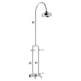 Fienza 455123 Lillian Lever Exposed Rail Shower & Bath Set Chrome - Showers