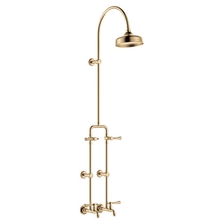 Fienza 455123UU Lillian Lever Exposed Rail Shower & Bath Set Urban Brass - Showers
