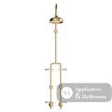 Fienza 455123UU Lillian Lever Exposed Rail Shower & Bath Set Urban Brass - Showers