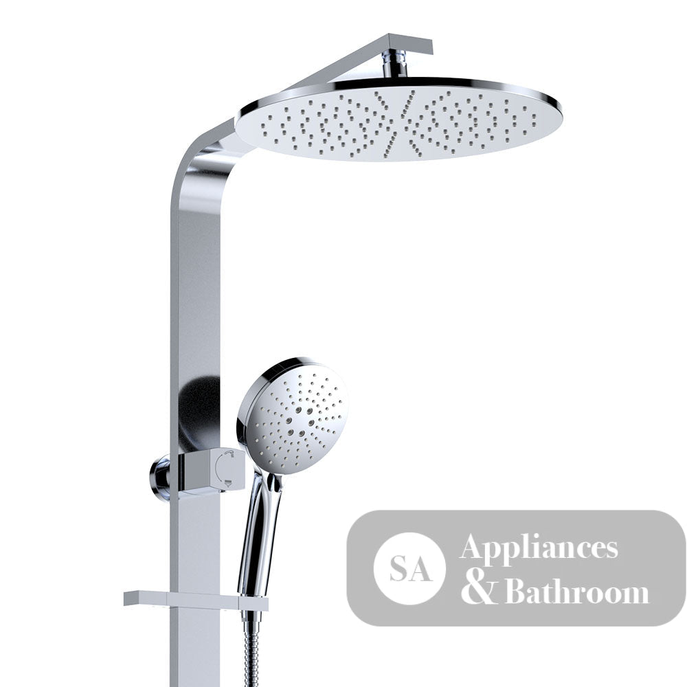 Fienza 455124 Empire Slim Deluxe Twin Shower Chrome - Twin Showers