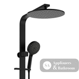 Fienza 455124B Empire Slim Deluxe Twin Shower Matte Black - Twin Showers