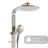 Fienza 455124BN Empire Slim Deluxe Twin Shower Brushed Nickel - Twin Showers