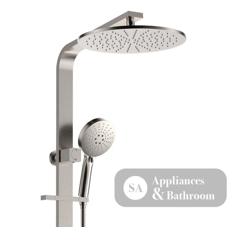 Fienza 455124BN Empire Slim Deluxe Twin Shower Brushed Nickel - Twin Showers