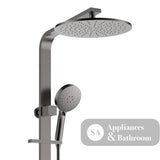 Fienza 455124GM Empire Slim Deluxe Twin Shower Gun Metal - Twin Showers