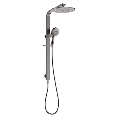 Fienza 455124GM Empire Slim Deluxe Twin Shower Gun Metal - Twin Showers