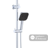 Fienza 455137 Kuro Twin Shower Soft Square Head Chrome