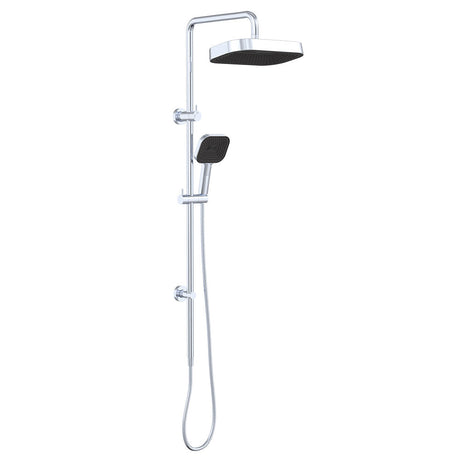 Fienza 455137 Kuro Twin Shower Soft Square Head Chrome