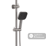 Fienza 455137GM Kuro Twin Shower Soft Square Head Gun Metal
