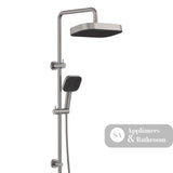Fienza 455137GM Kuro Twin Shower Soft Square Head Gun Metal