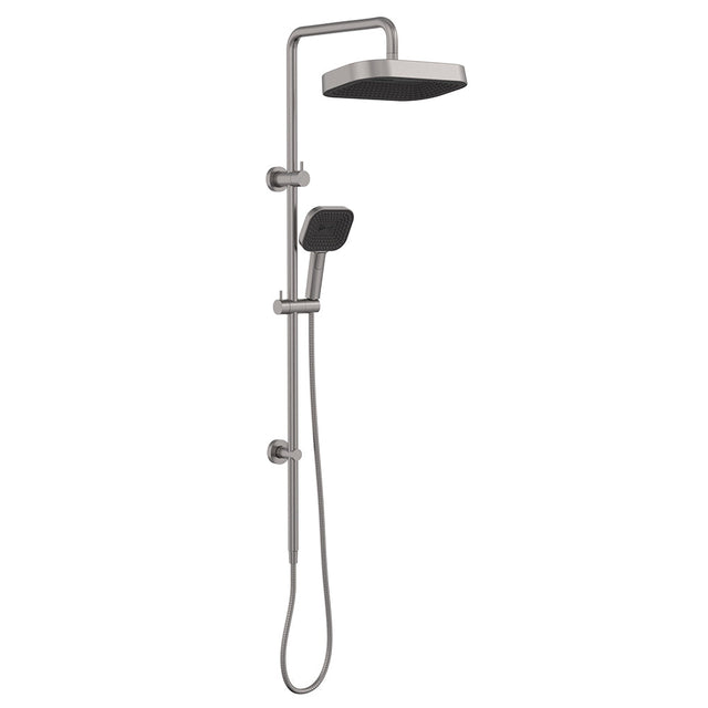 Fienza 455137GM Kuro Twin Shower Soft Square Head Gun Metal