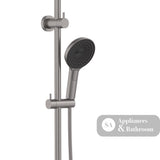 Fienza 455138GM Kuro Twin Shower Round Head Gun Metal