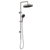 Fienza 455138GM Kuro Twin Shower Round Head Gun Metal