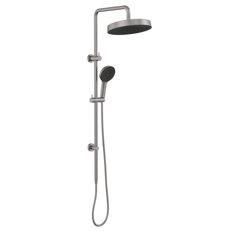 Fienza 455138GM Kuro Twin Shower Round Head Gun Metal