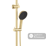 Fienza 455138UB Kuro Twin Shower Round Head Urban Brass