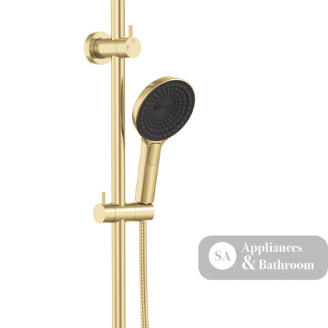Fienza 455138UB Kuro Twin Shower Round Head Urban Brass