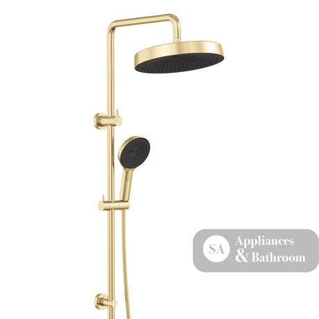 Fienza 455138UB Kuro Twin Shower Round Head Urban Brass