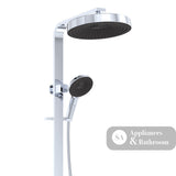 Fienza 455140 Kuro Deluxe Twin Shower Round Head Chrome