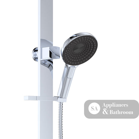 Fienza 455140 Kuro Deluxe Twin Shower Round Head Chrome