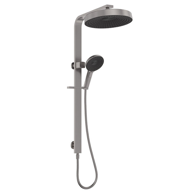 Fienza 455140GM Kuro Deluxe Twin Shower Round Head Gun Metal