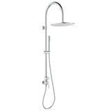 Fienza 455189 Kaya Wall Mounted Outdoor Twin Shower Brushed Stainless Steel - Twin Showers