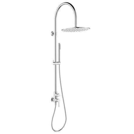 Fienza 455189 Kaya Wall Mounted Outdoor Twin Shower Brushed Stainless Steel - Twin Showers
