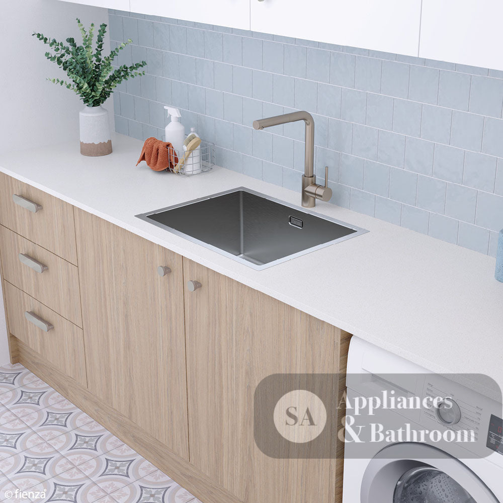 Fienza 50L Stainless Steel Square Laundry Sink 68501 - Special Order Insert Sinks
