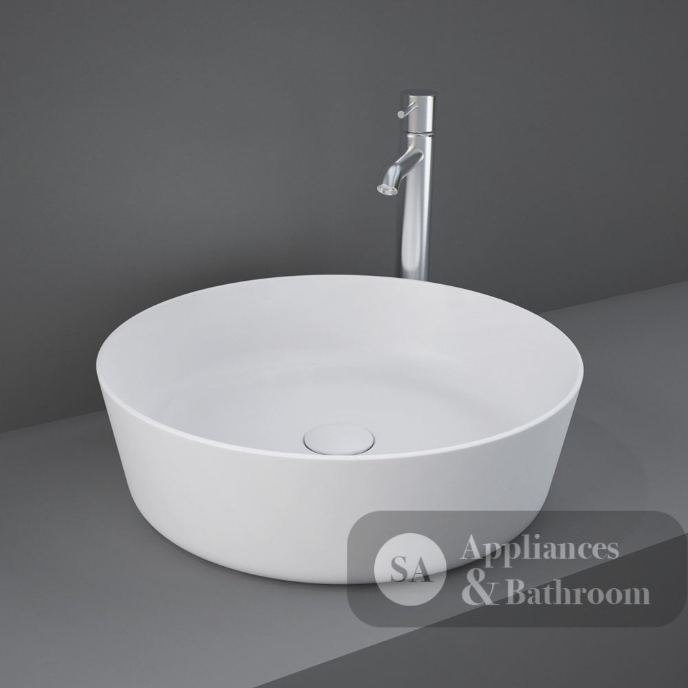 Fienza 606000W Moon Above Counter RAK Basin Round White - Basins