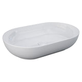 Fienza 606100W Moon Above Counter RAK Ceramic Oval Basin White - Basins