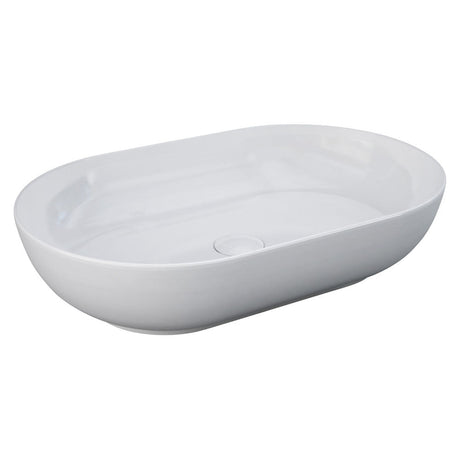 Fienza 606100W Moon Above Counter RAK Ceramic Oval Basin White - Basins