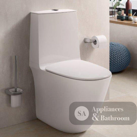 Fienza 616426WA Sensation Flush Back to Wall Toilet Suite S Trap White - Toilet Suites