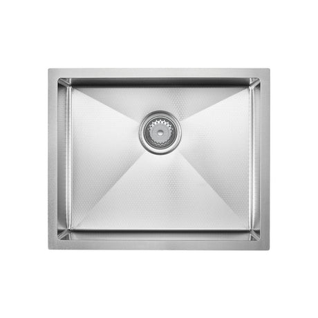 Fienza 68402AS Hana Single Bowl Sink Anti Scratch Stainless Steel 550x450x200mm - Top Mounted Kitchen Sinks