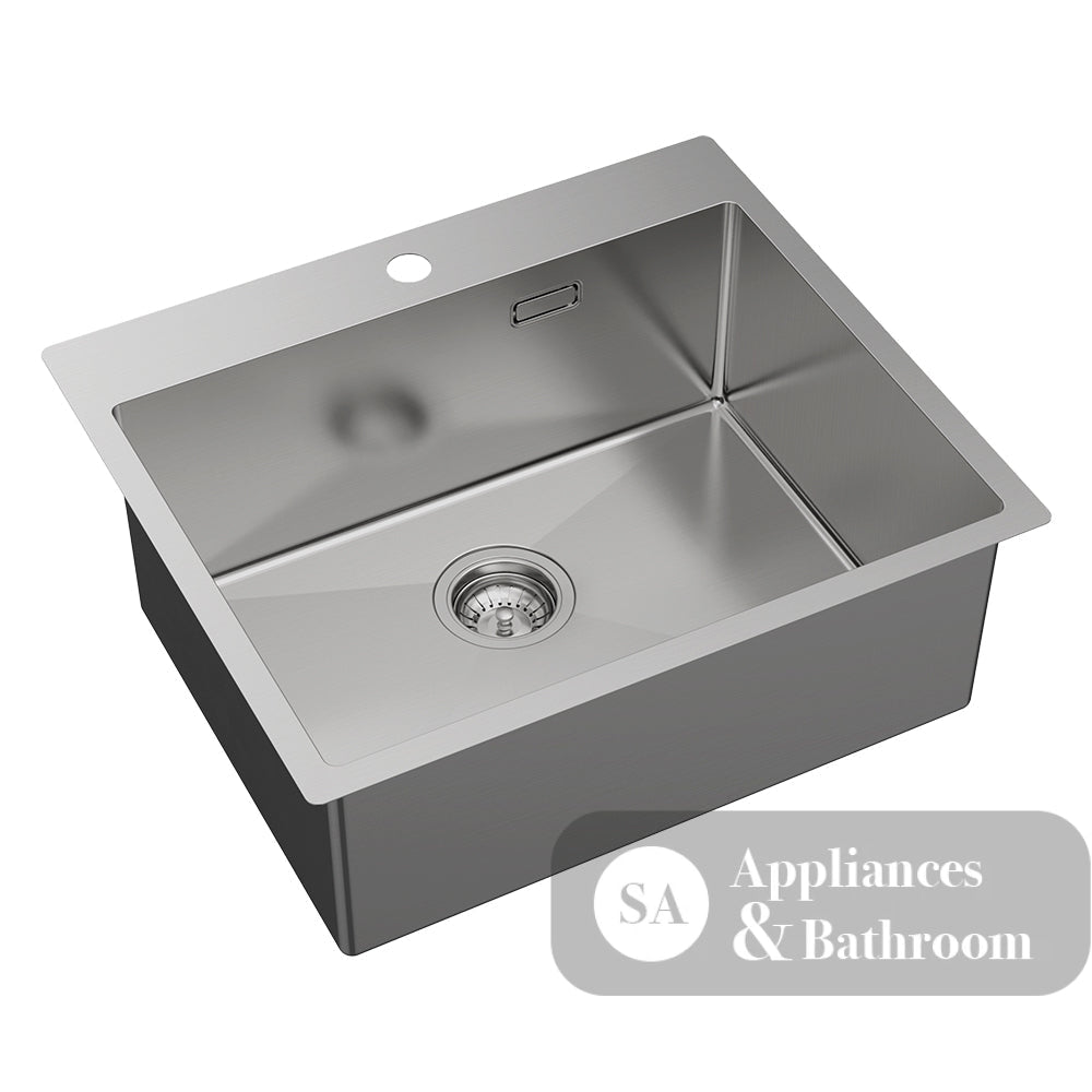 Fienza 68503-OF 50L Square Laundry Sink with Overflow - Laundry Insert Sinks