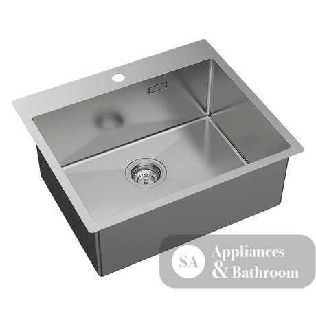 Fienza 68503-OF 50L Square Laundry Sink with Overflow - Laundry Insert Sinks