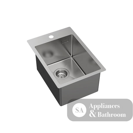 Fienza 68506 Hana 20L Laundry Sink with Tap Hole and Overflow - Laundry Insert Sinks