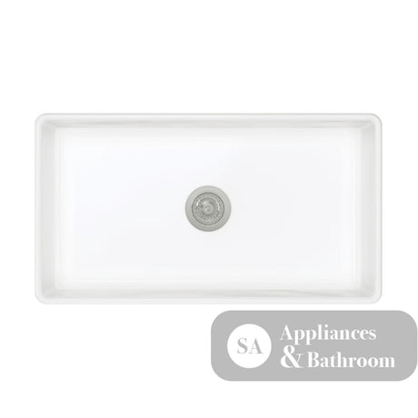 Fienza 68706 Olivia Large Single Butler Sink 840X460X255Mm White - Special Order Kitchen Sinks
