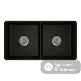 Fienza 68709 Benson Double Butler Sink Matte Black - Special Order Kitchen Sinks