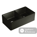 Fienza 68709 Benson Double Butler Sink Matte Black - Special Order Kitchen Sinks