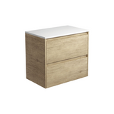 Fienza 75BS Amato 750 Wall Hung Cabinet Scandi Oak Cabinet Only - Cabinet Only