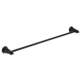 Fienza 81001B Adjustable Lillian Single Towel Rail Matte Black - Towel Rail