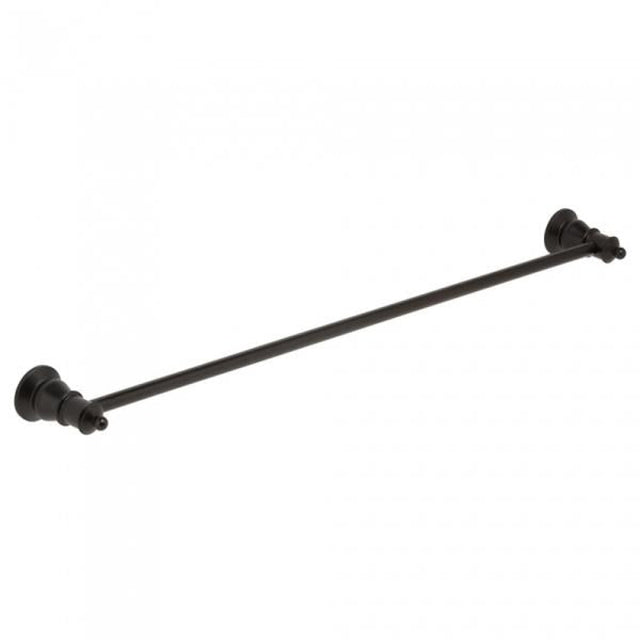 Fienza 81001B Adjustable Lillian Single Towel Rail Matte Black - Towel Rail