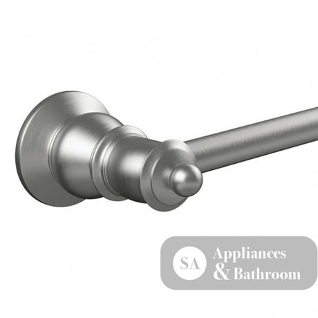 Fienza 81001BN Adjustable Lillian Single Towel Rail Brushed Nickel - Towel Rail