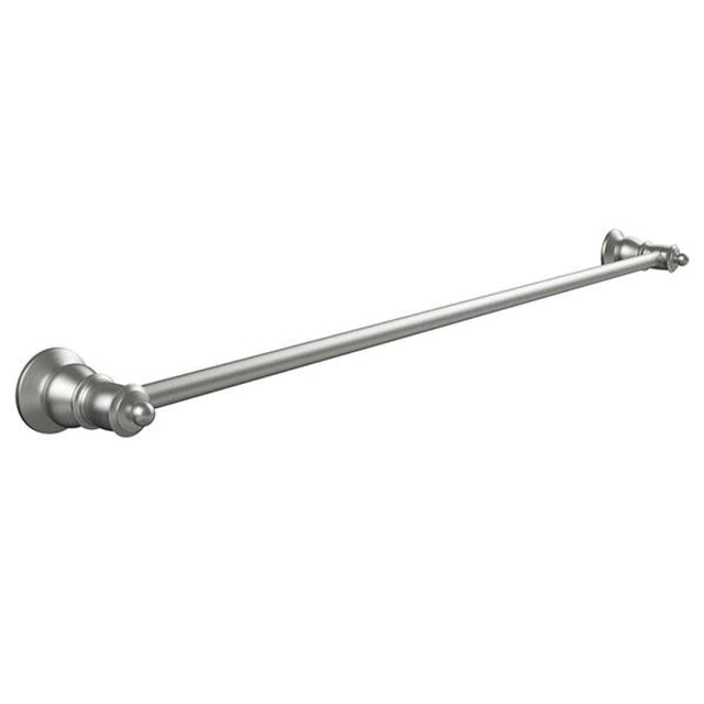 Fienza 81001BN Adjustable Lillian Single Towel Rail Brushed Nickel - Towel Rail