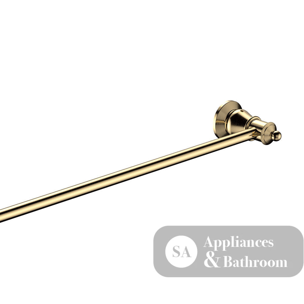 Fienza 81001UB Lillian Adjustable Single Towel Rail Urban Brass - Towel Rail