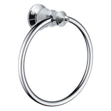 Fienza 81002 Lillian Towel Ring Chrome - Hand Towel Holder
