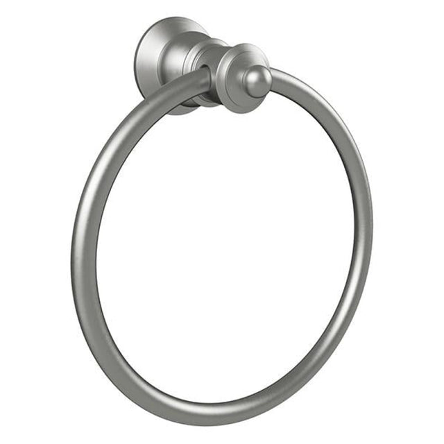Fienza 81002BN Lillian Towel Ring Brushed Nickel - Hand Towel Holder