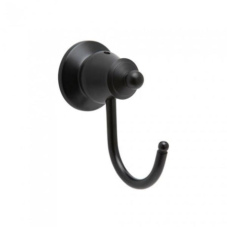 Fienza 81004B Lillian Robe Hook Matte Black - Robe Hooks