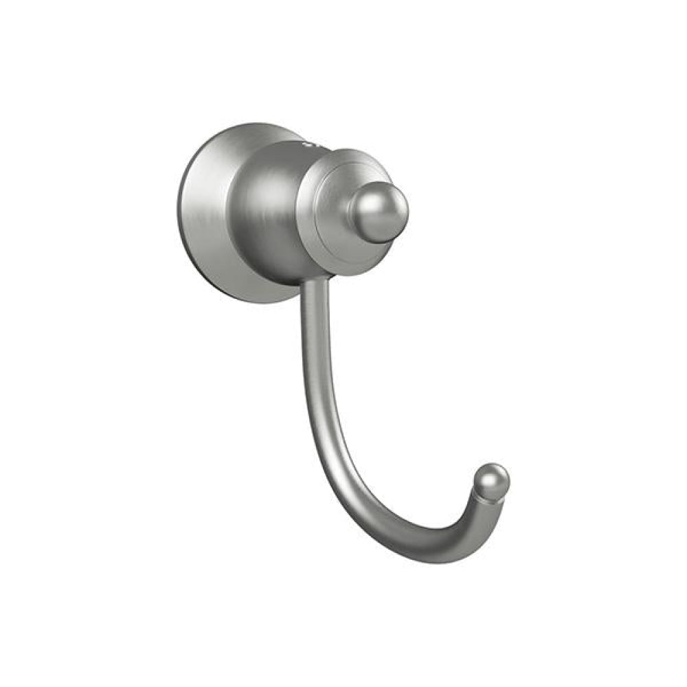 Fienza 81004BN Lillian Robe Hook Brushed Nickel - Robe Hooks