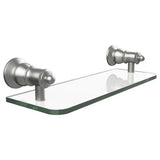 Fienza 81007BN Lillian Glass Shelf Brushed Nickel - Bathroom Accessories