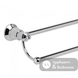 Fienza 81008 Lillian Adjustable Double Towel Rail 800mm Chrome - Double Towel Rail